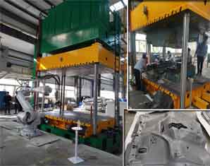 315噸四柱式汽車(chē)內(nèi)飾件成形液壓機(jī)